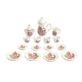 thumbnail image 2 of maskred Mini House Tableware Set Miniature Kitchen Ornament Interesting 1/12 Scale Scene Layout Dinnerware Kit Models Props Rose 1Set, 2 of 6