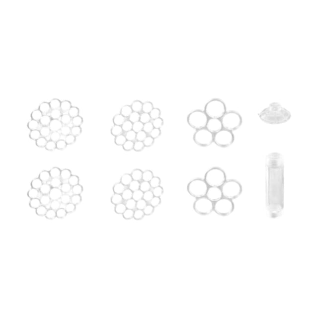 Soporte para arreglos florales, 3 juegos, tapa para insertar flores, suministros para bricolaje, ramos, plantas 1 tubo de succión