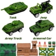 thumbnail image 5 of AuntyFey 105 Pieces Army Men Play Set with Accessories, Military Soldiers Toy Set for 3+ Boys Kids, 5 of 8