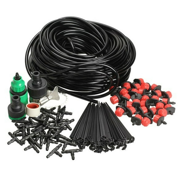 30 Pcs Kit d'Arrosage Auto-Irrigant pour Plantes 25 m, Goutteurs pour Jardin et Pelouse, Tuyau Pulvérisateur
