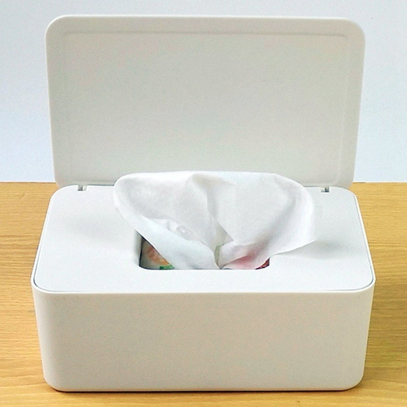 SHIYAO Wet Tissue Box Desktop Seal Baby Wipes Paper Storage Box