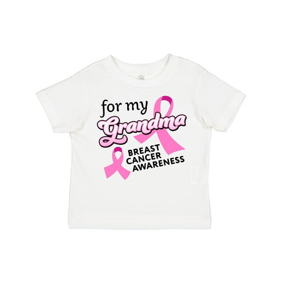 Inktastic For My Grandma-Breast Cancer Awareness Boys or Girls Toddler T-Shirt