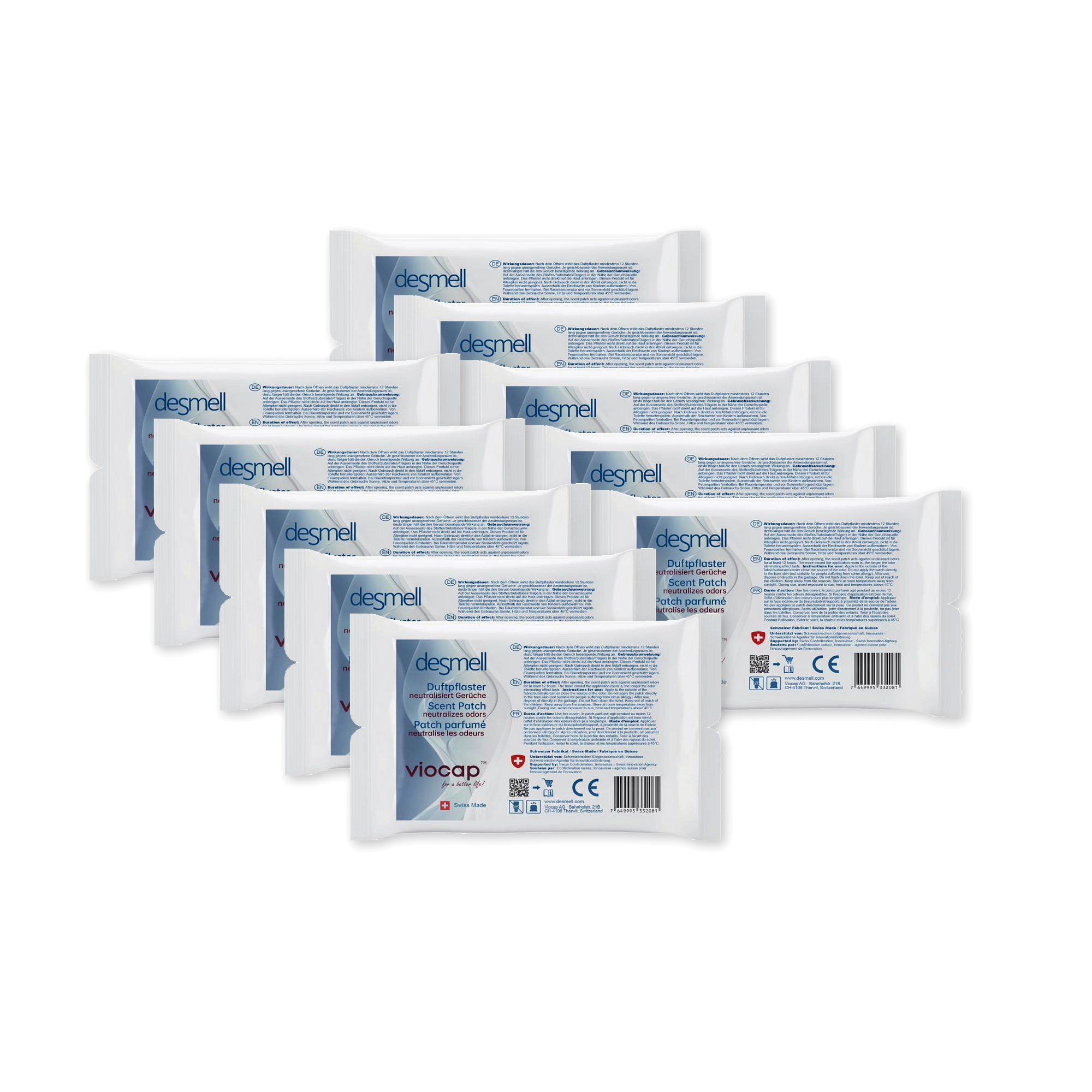 DESMELL Ambient Odor Neutralizing Scented Patch Up to 3 Weeks