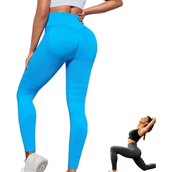 Vitaliaina 3d Anti-Cellulite Leggings, Compression Leggings for Women, High Waisted And Hip Lifting Yoga Elastic Quick Drying Tight Pants, Squat Proof Workout Apparel