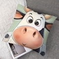thumbnail image 7 of Cute Cow Polka Dot Print Throw Pillow Covers Soft Corduroy Pillow Cushion Covers Pillowcase for Sofa Living Room Decoration Home, 7 of 7