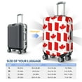 thumbnail image 6 of Haiem Canada Luggage Cover Printed Suitcase Covers for Luggage Elastic Washable Suitcase Protector Fits 18-32 Inch Luggage-X-Large, 6 of 9