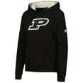 thumbnail image 2 of Women's Black Purdue Boilermakers Team Big Logo Pullover Hoodie, 2 of 4