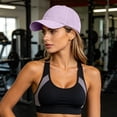 thumbnail image 5 of ATOYSOY Baseball Hats For Women Side Perforated Mesh Ponytail Cutout Womens Hats Running Hat Sun Hats For Women Solid Color Jogging Beach Womens Caps, 5 of 9