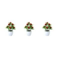 thumbnail image 4 of Guardoinrt Choose Favorite Colors Fake Potted Plants Designed For Any Room Artificial Plant apples 3Set, 4 of 6