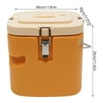 thumbnail image 5 of 2.5 Gallon Portable Commercial Insulated Food Container Catering Box w/ Lid Yellow, 5 of 7