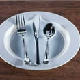 Cutlery Silverware Extra Heavy weight Disposable Flatware Combo Silver