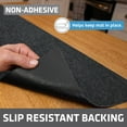 thumbnail image 6 of Drymate Premium Luxury Shelf & Drawer Liner, Thick Cushioned Fabric, Non-Adhesive, Absorbent, Waterproof, Slip-Resistant, Liners for Kitchen Cabinets, Cupboards (11”x50”)(2-Pack)(Charcoal), 6 of 7