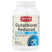 Jarrow Formulas Vegan Glutathione Reduced, 500 mg, 120 Veggie Capsules