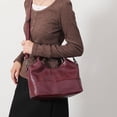 thumbnail image 4 of ZOUBAOQ Vintage Pu Handbag Fashion All-match Shoulder Bag Texture Trendy Large Capacity Crossbody Bag Commuting, 4 of 8