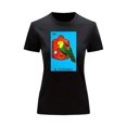 thumbnail image 1 of Playera Blusa El Cotorro De La Loteria Mexicana Tradicion Mexicana Color Negro Talla Grande Marca Emil SaEs, 1 of 4
