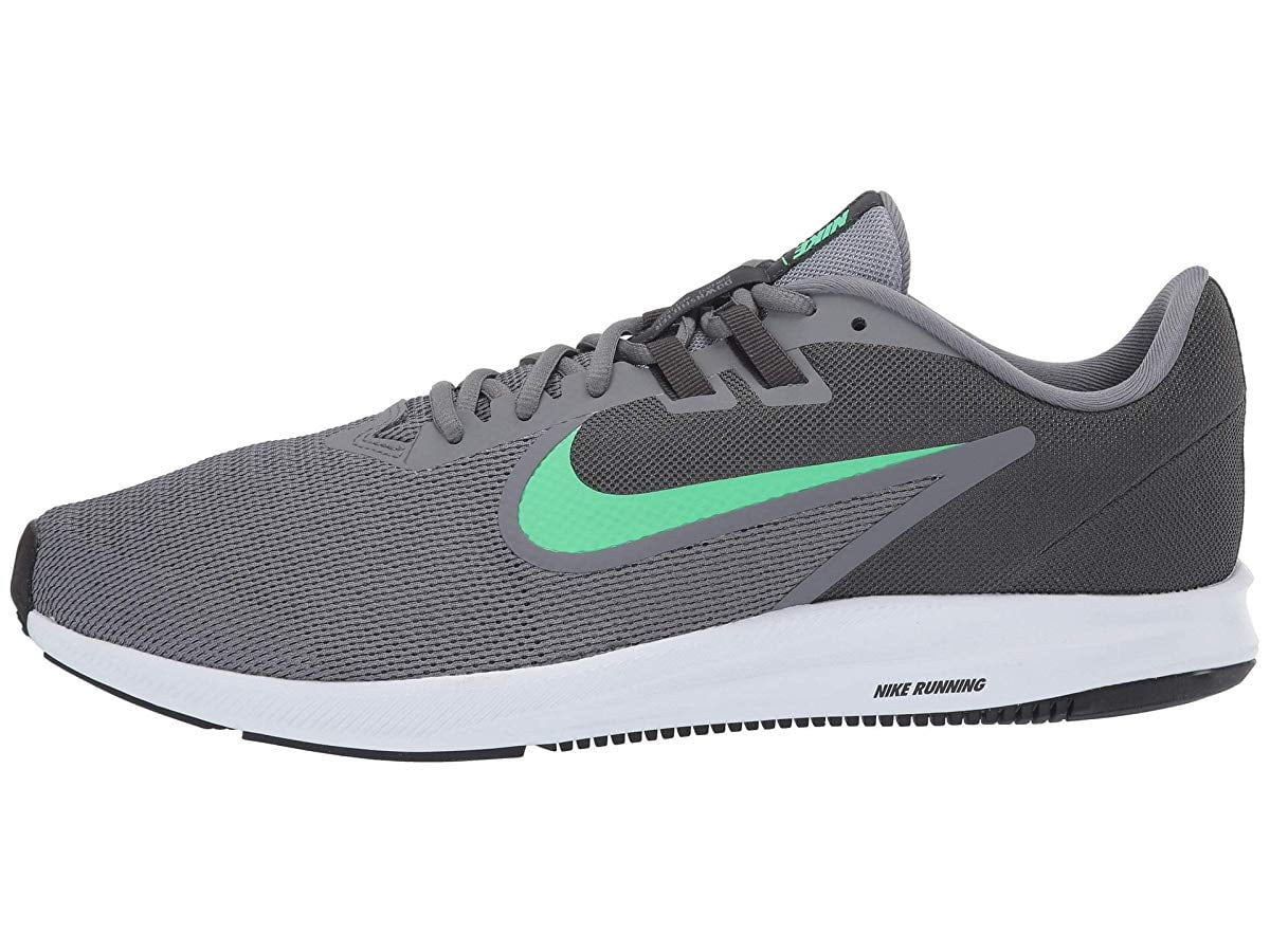 nike downshifter 9 grey green
