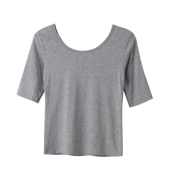Mujeres Manga Corta Tops Impresión Casual Cuello Redondo, Blusa de Moda para Todo el Uso de Fiesta de Temporada