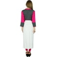 thumbnail image 2 of Bimba Women White Rayon Kurta Kurti Long Sleeve Formal Indian Ethnic Boho Blouse, 2 of 7