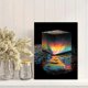 thumbnail image 2 of Qisvanset Autumn Tree Moon Scene Canvas Print 12x16 Inch Entryway Decor, 2 of 8