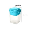 thumbnail image 3 of Vaso De Yogur Vaso portátil de plástico azul para ensaladas con cuchara,yogur,avena o cereales (1 unidad) Rkxzt, 3 of 8