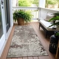 thumbnail image 6 of Addison Rugs Chantille Indoor/Outdoor Transitional Damask Taupe Washable Runner Rug, 2'3" x 7'6", 6 of 6