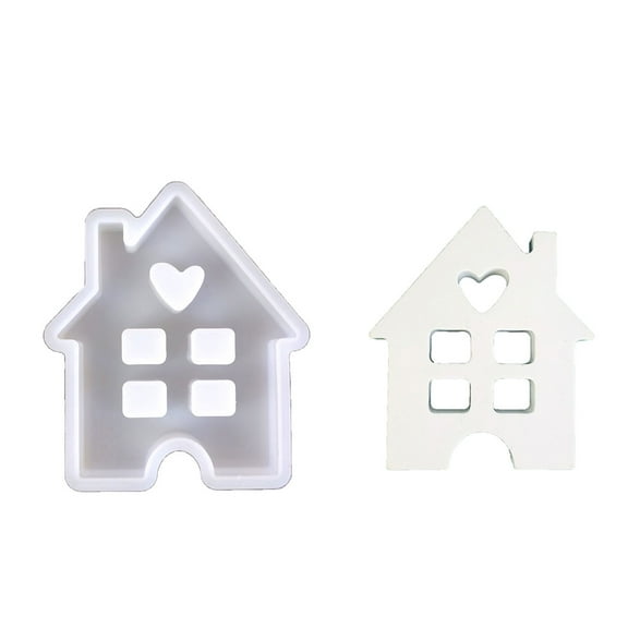 House Shape Silicone Molds House Mold Scented Molds Handmade Epoxy Resin Moulds for Making