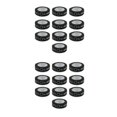 thumbnail image 4 of Greeniant 10 piezas de raqueta de tenis de borde esponja paleta cinta gruesa cinturón anticolisión reemplazo Protector interior Negro 2Conjunto, 4 of 6