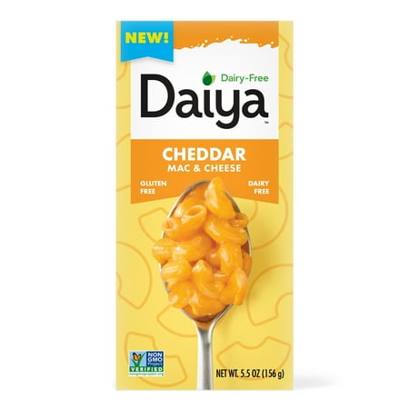 Daiya Dairy Free Gluten Free Cheddar Mac & Cheese, Vegan, 5.5 oz (Shelf Stable)