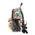 thumbnail image 4 of FORMRS Kids School Backpack with Front Zippered Pocket 12" Student Travel Daypack, Green Geometric, 4 of 6