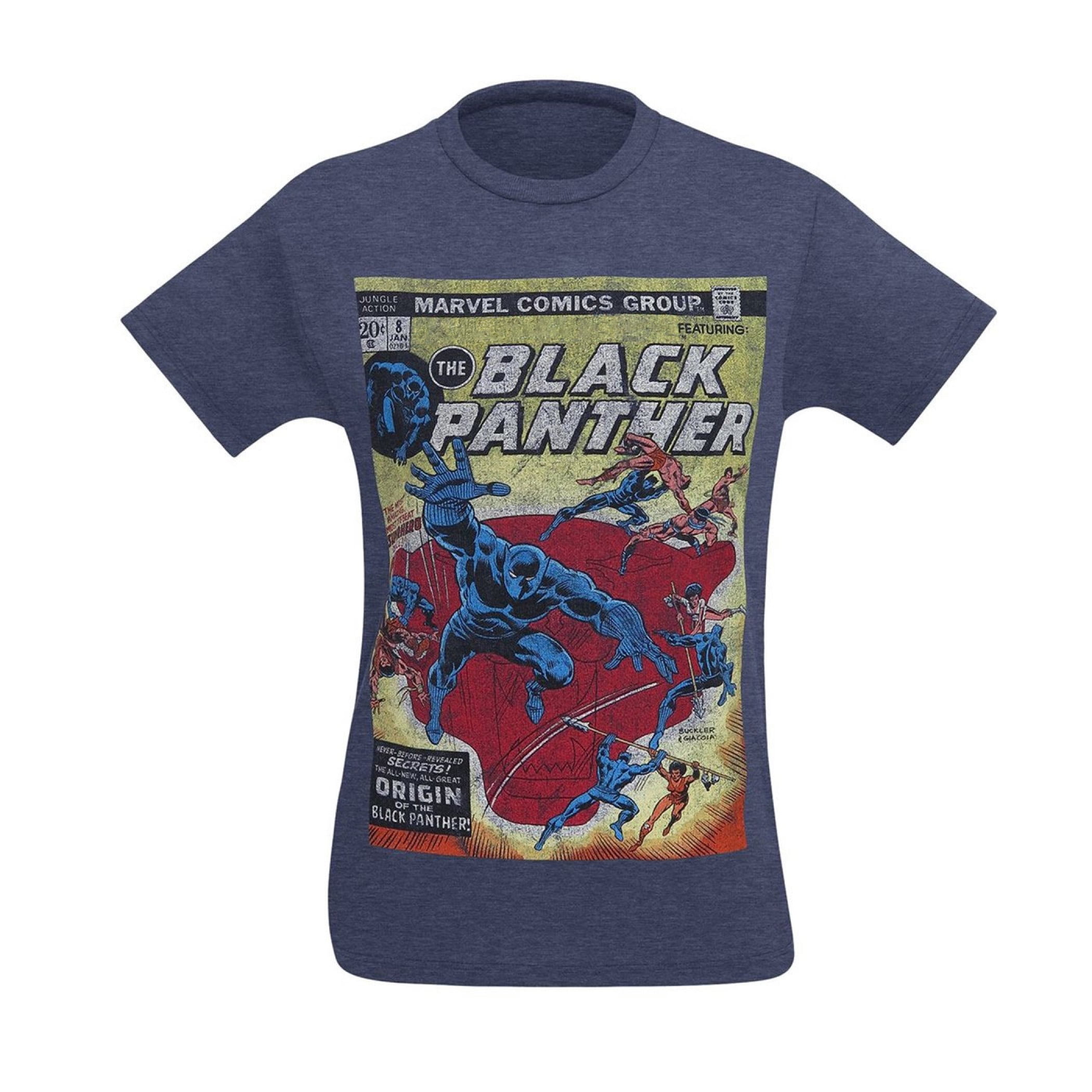 Black panther comic book t shirt Clearance