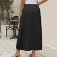 thumbnail image 3 of ZZwxWA Boho Skirts for Womens Long Summer Skirs Trendy Bubble Skirts Maxi Beach Skirt with Pockets Casual Flowy Skirts, 3 of 5