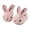 Full Wrapped Pink, variant on Drecage Toddler Boys Girls Slippers Kids Cute Bunny Plush Slippers Winter Warm House Shoes