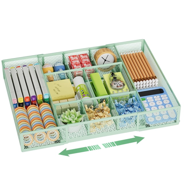 Organizador Expandible para Cajones de Escritorio Marbrasse con 10 Compartimentos