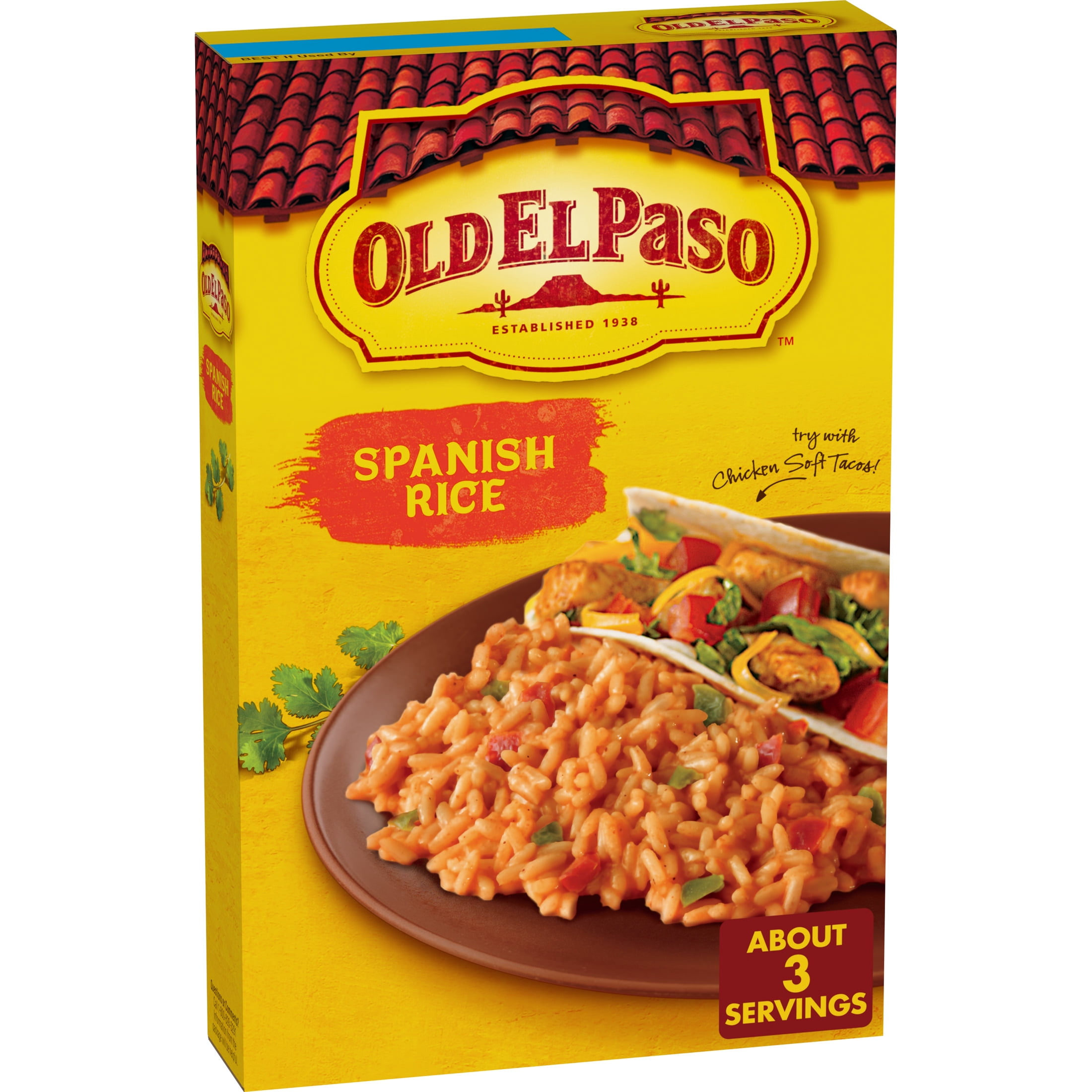 (2 pack) Old El Paso Spanish Style Rice Mix, Side Dish, 7.6 oz