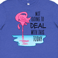 thumbnail image 4 of Inktastic Not Going to Deal with This Today- sleeping flamingo Youth T-Shirt, 4 of 5