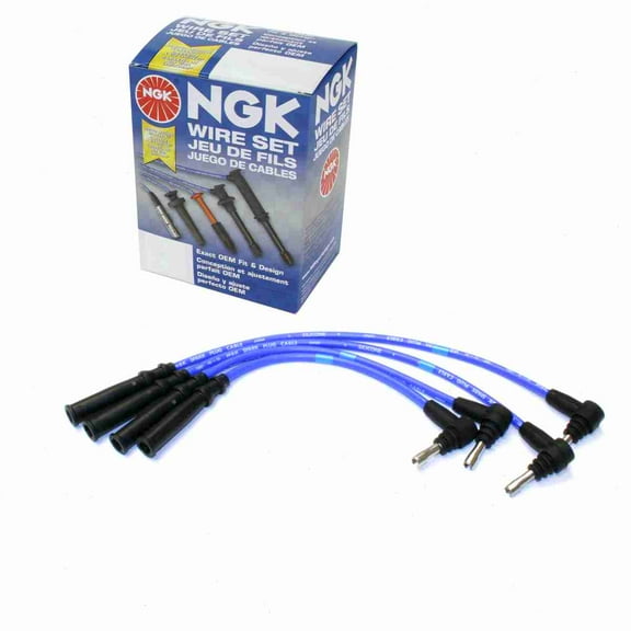 NGK Spark Plug Wire Set compatible with Toyota Corolla 1.6L L4 1983-1988