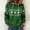 009 Green, variant on WRFWUL St Patricks Day Hoodie Women Fashion Shamrock Print Hoodies Long Sleeve Comfortable Casual Waffle Sweatshirt