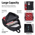 thumbnail image 4 of Balery Bulldog Red Mochila Escolar 3 en 1 para Niños - Mochila Resistente con Lonchera Térmica y Estuche - Mochila Escolar para Niños y Niñas, 4 of 7