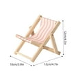 thumbnail image 3 of Nomeni Phone Stand Clearance, Beach Chair Mobile Phone Bracket Mini Doll Accessories Photo Props Mini Toy Model Home Doll House Office Supplies A, 3 of 9