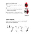 thumbnail image 2 of Lente Tmvgtek Gafas Antivaho Máscara De Buceo Juego De Tubos De Respiración De Esnórquel Para Adultos (Rojo M), 2 of 4
