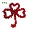 thumbnail image 4 of TINSEL GARANDO Guirnalda de chamrock Decoraciones de lámina metálica Colgada de techo para bodas de Navidad Uso al aire libre y interior 2mred 8 piezas Inevent HA012699-03, 4 of 7