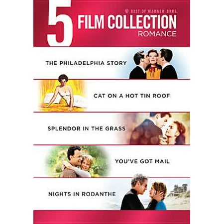 Best Of Warner Bros. 5 Film Collection: Romance - The Philadelphia Story / Cat On A Hot Tin Roof / Splendor In The Grass / You've Got Mail / Nights In (Best Dubbed Romance Anime)