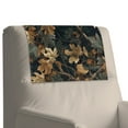 thumbnail image 4 of SCRAWLGOD Maple Leaf Print 1 Pcs Sofa Headrest Cover, PU Leather Recliner Headrest Protector, Waterproof Recliner Head Rest Cover, Easy Care Sofa Head Covers 17x27 in, 4 of 7