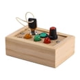 thumbnail image 3 of Interruptor De Luces Tablero Ocupado Montessori Juguetes Para Viaje Juguete Preescolar Juguete De Madera Sunnimix Tablero Ocupado, 3 of 7