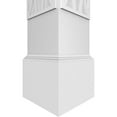 thumbnail image 5 of Ekena Millwork 8"W x 8'H Craftsman Classic Square Non-Tapered Riviera Fretwork Column w/ Mission Capital & Mission Base, 5 of 8