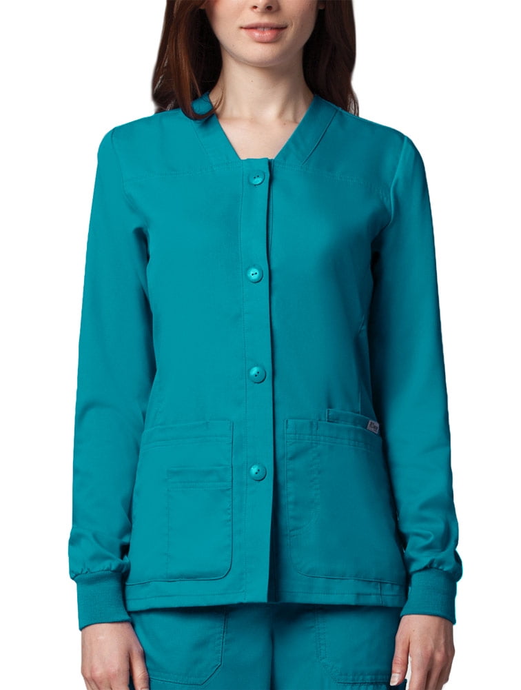 Grey's Anatomy 'Grey's Anatomy' Sporty Button Jacket Scrub Jacket