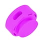thumbnail image 2 of Funda de silicona para altavoz, funda protectora que ahorra espacio y soporte con ventosa para altavoces Dot 2, color morado, 2 of 12