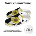 thumbnail image 6 of Kdxio Sunflowers Country Women's Men's Slippers Plush Slip-On House Slipper for Winter Indoor Soft Cushion Non-slip Fluffy Slides Slippers-37/38, 6 of 7