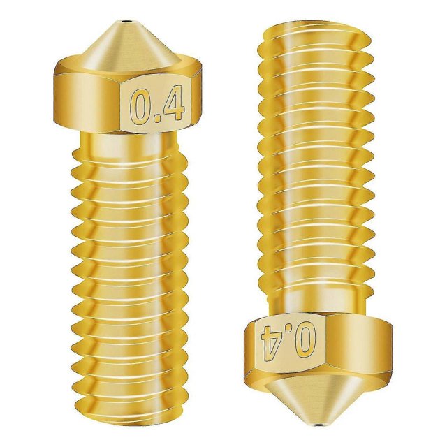 Piezas para impresora 3D Boquilla extrusora Boquillas de latón y cobre Hotend 30PCS 0.2/0.3/0.4/0.6/0.8/1.0mm para impresora 3D Creality CR-6 SE Filamento de 1.75mm 6PCS Clea