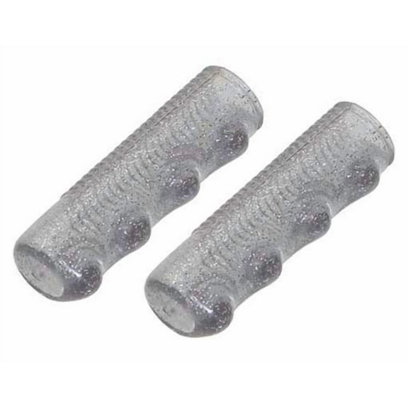 bike Lowrider Grips 7/8 long 95mm Sparkle/Clear.bicycle Grips